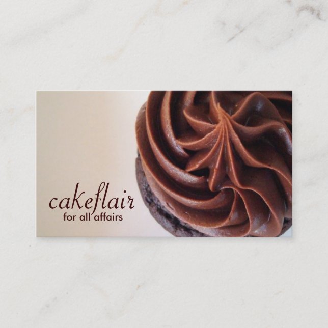 Carte de visite de chef de pâtisserie (Devant)
