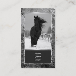 Carte de visite de cheval