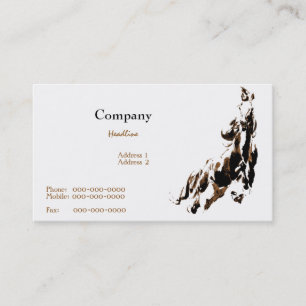 Carte de visite de cheval