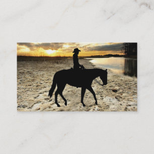 Carte de visite de cheval et de cavalier