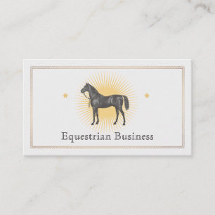 Carte de visite de Cheval Noir