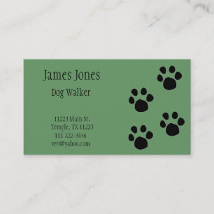 Carte de visite de chien