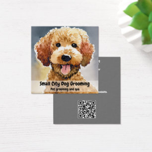 Carte de visite de chien Groomer