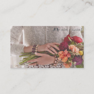 Carte de visite de Chloe et isabel