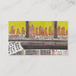 CARTE DE VISITE DE CHOCOLATS DE PARIS