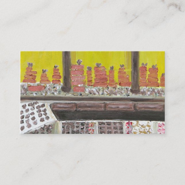 CARTE DE VISITE DE CHOCOLATS DE PARIS (Devant)