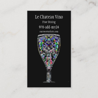 Carte de visite de cocktail