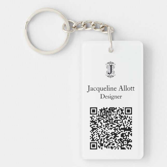 Carte de visite de code QR (Devant)