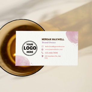 Carte de visite de code QR de l'organisateur de Ma