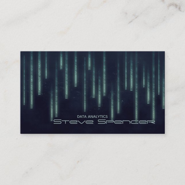 Carte de visite de codeur de directeur des (Devant)