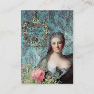 Carte de visite de coiffure style Pompadour de Le