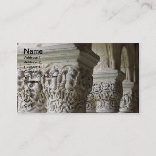 Carte de visite de colonnes