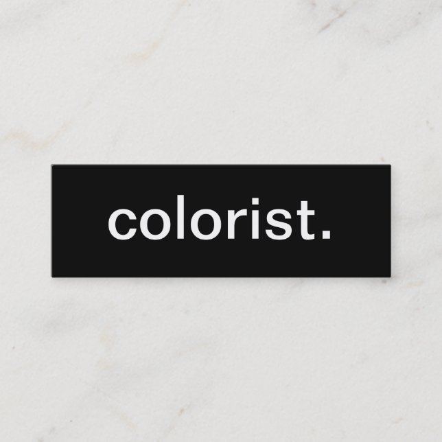 Carte de visite de coloriste (Devant)