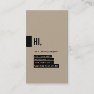 Carte de visite de concepteur