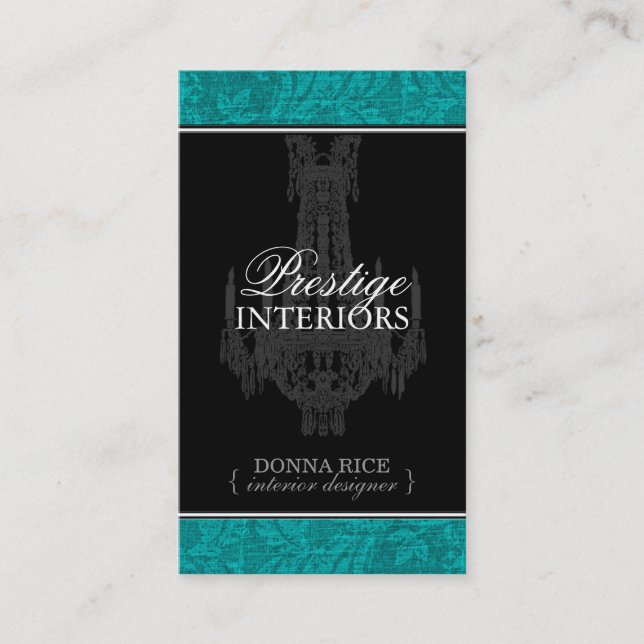 Carte de visite de concepteur d'intérieur (Devant)
