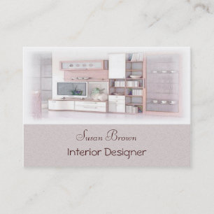 Carte de visite de concepteur d'intérieur