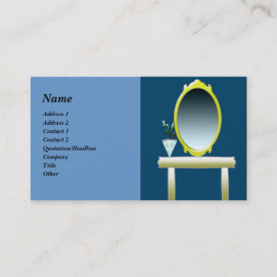 Carte de visite de concepteur d'intérieur personna