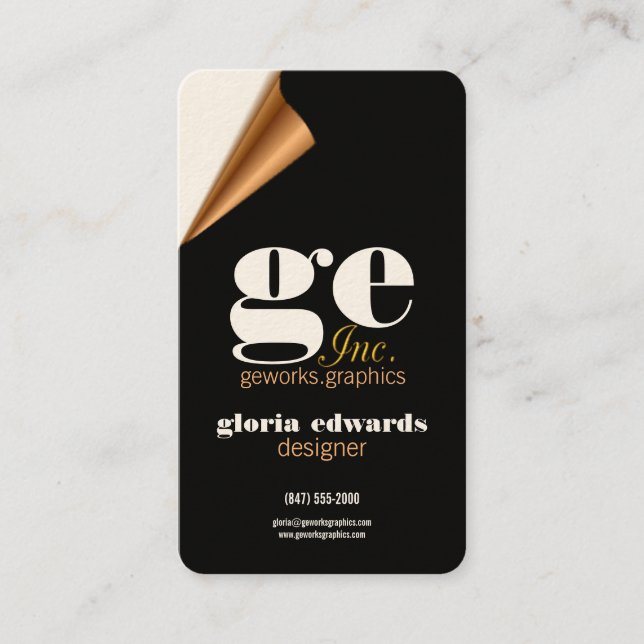 carte de visite de concepteur graphique (Devant)