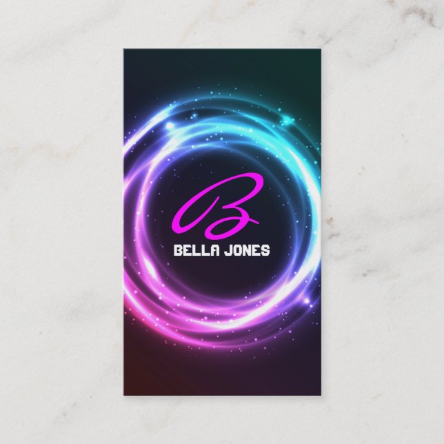 Carte de visite de conception d'abrégé sur (Devant)