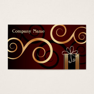 Carte de visite de conception de boutique de