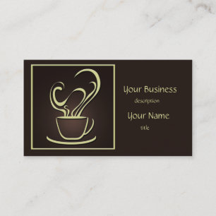 Carte de visite de conception de café 2