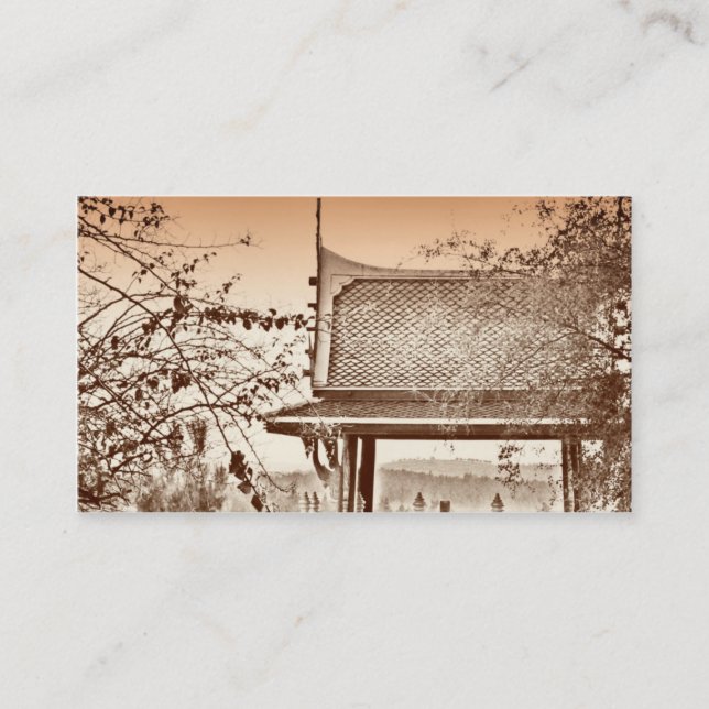 Carte de visite de conception de Chinois (Devant)