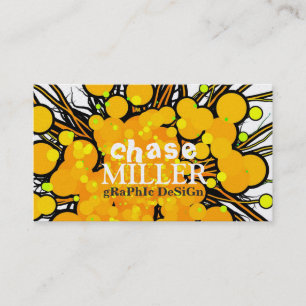 Carte de visite de conception graphique cool