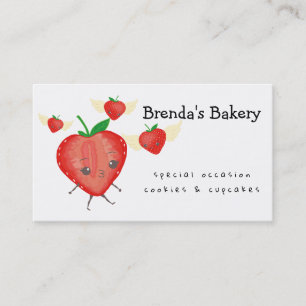 Carte de visite de confections de boulangerie