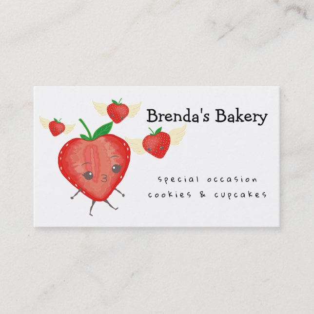 Carte de visite de confections de boulangerie (Devant)