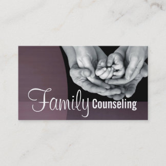 Carte de visite de conseil familial