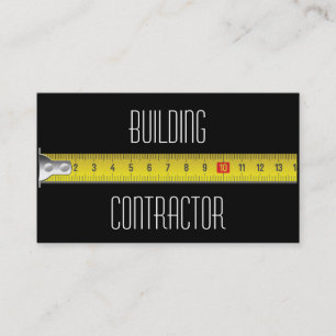 Carte de visite de construction
