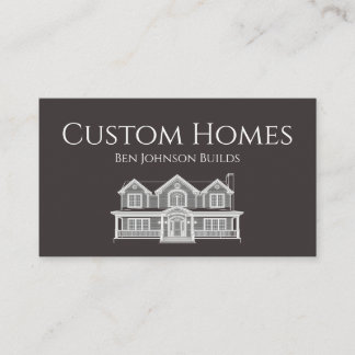 Carte de visite de construction