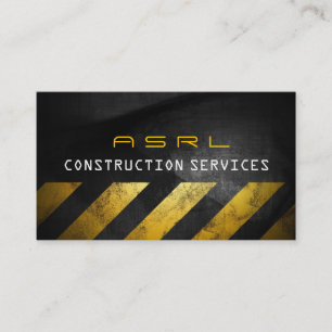Carte de visite de construction