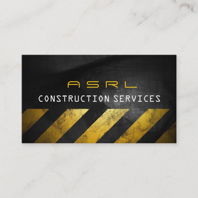 Carte de visite de construction (Devant)