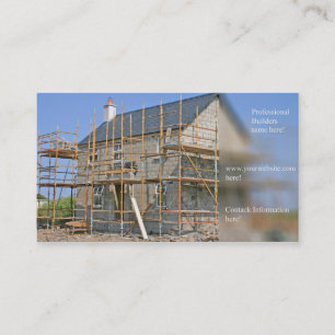 Carte de visite de construction