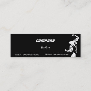 Carte de visite de construction du corps