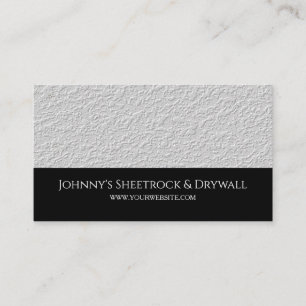 Carte de visite de construction Sheetrock & Drywal