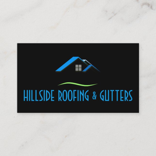 Carte de visite de construction Windows Gutters de (Devant)