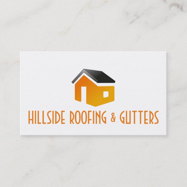 Carte de visite de construction Windows Gutters de (Devant)