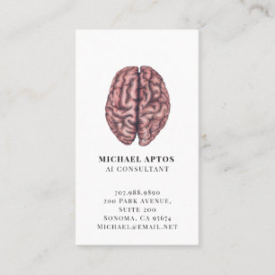 Carte de visite de consultant en IA