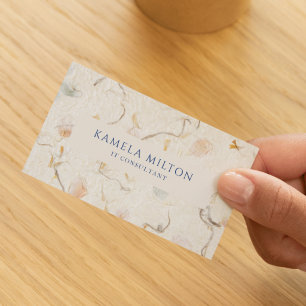 Carte de visite de consultant informatique   Profe