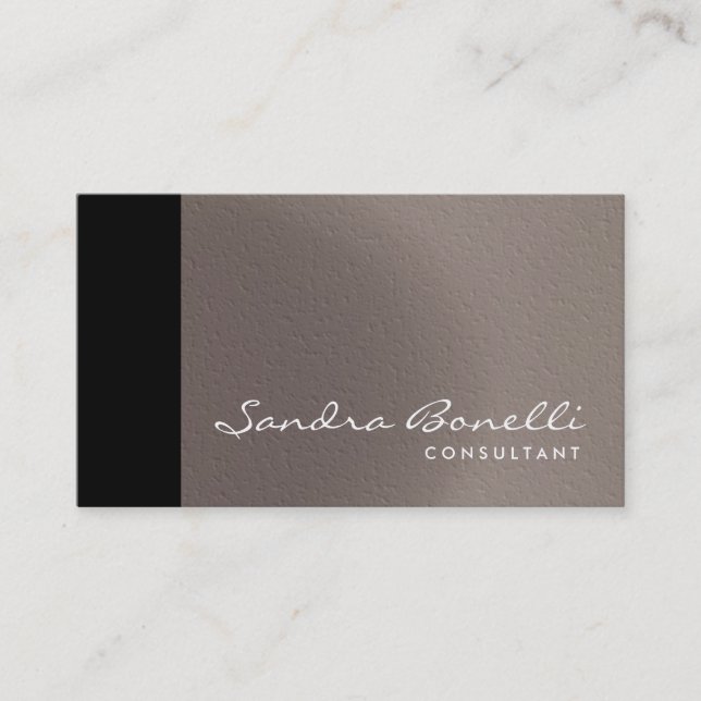 Carte de visite de consultant professionnel modern (Devant)