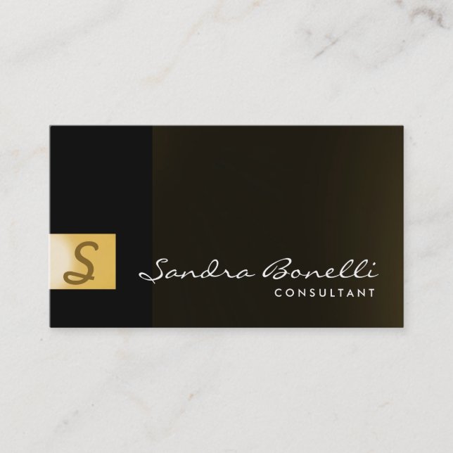 Carte de visite de consultant professionnel modern (Devant)