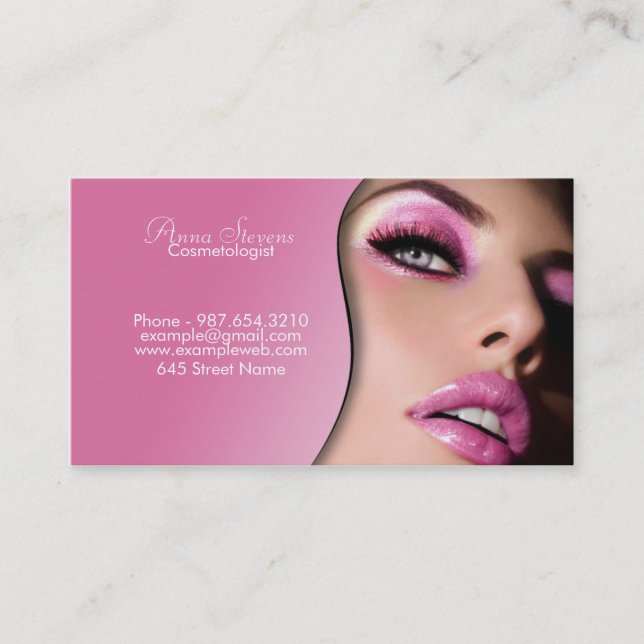 Carte de visite de Cosmetologist (Devant)