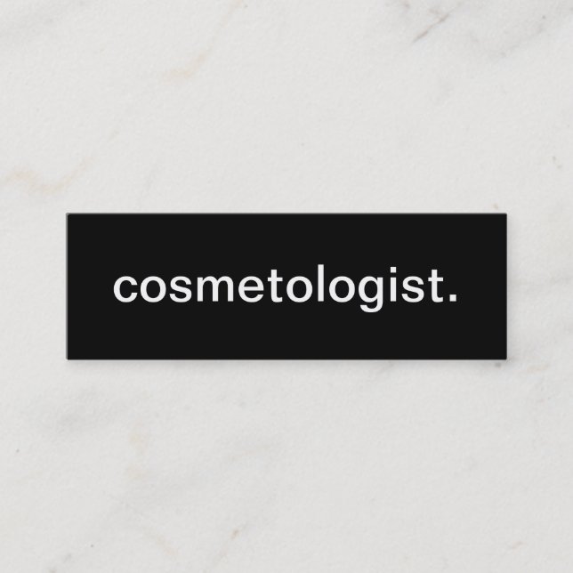 Carte de visite de Cosmetologist (Devant)