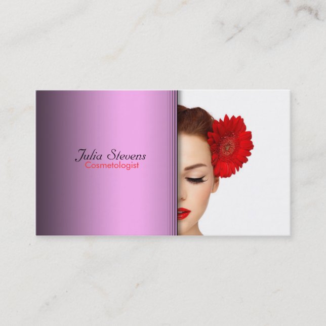 Carte de visite de Cosmetologist (Devant)