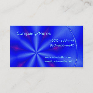Carte de visite de couleur de Blackberry