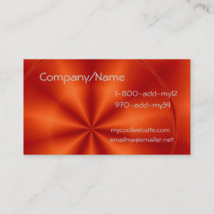 Carte de visite de couleur de pamplemousse