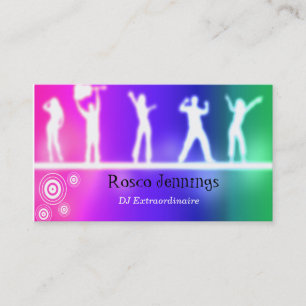 Carte de visite de coutume du DJ