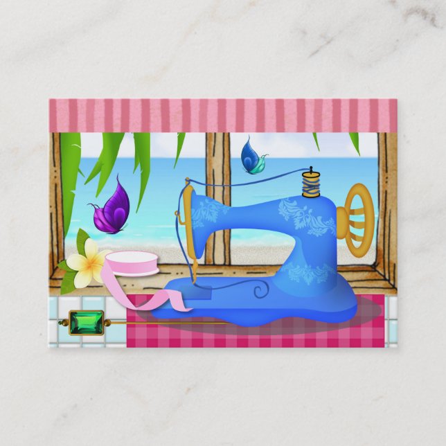 Carte de visite de couture (Devant)